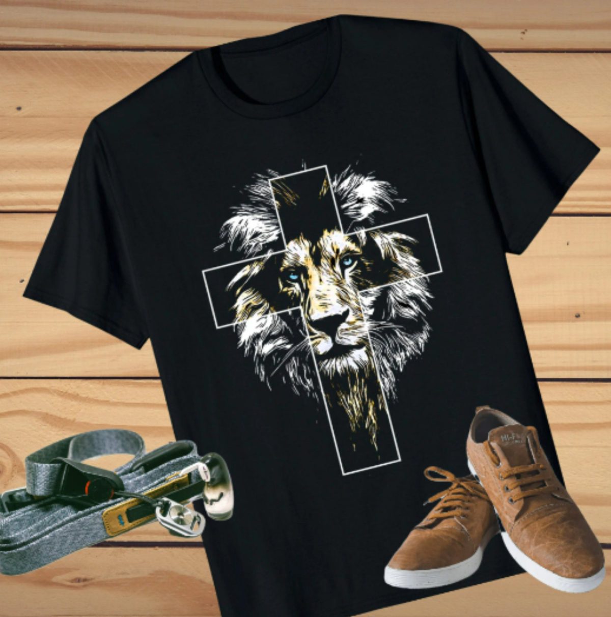 lion of judah graphic short sleeve unisex t shirt by the right value shop