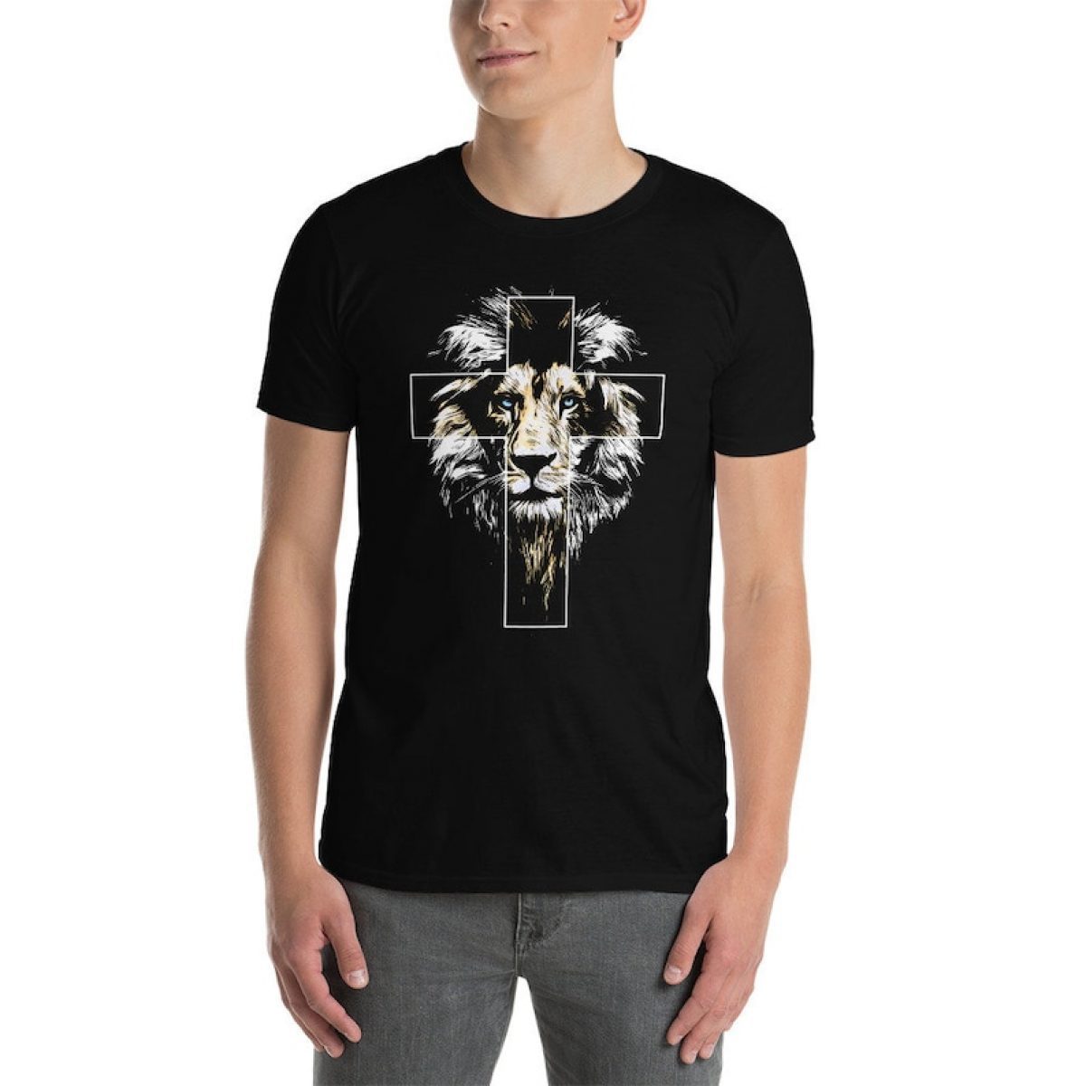 lion of judah graphic short sleeve unisex t shirt by the right value shop 2