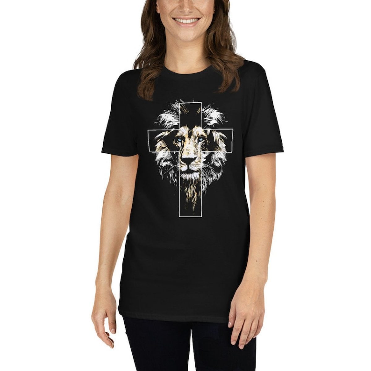 lion of judah graphic short sleeve unisex t shirt by the right value shop 3