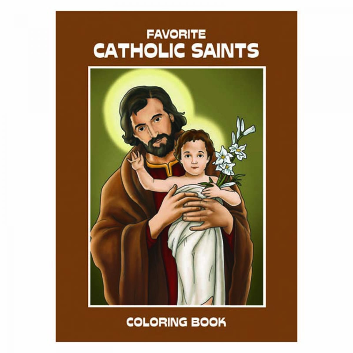 aquinas kids coloring book favorite catholic saints 12 pk