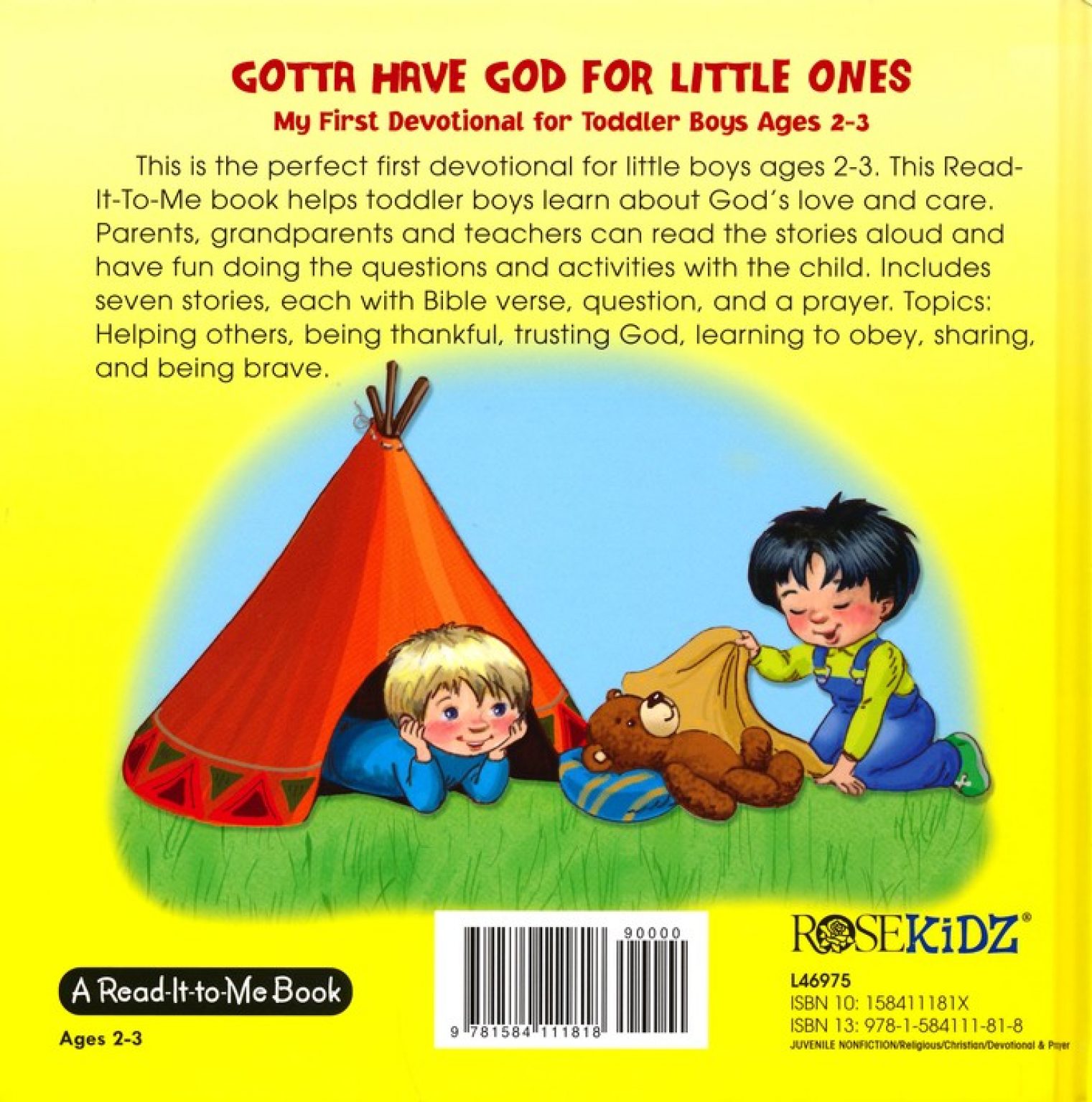 gotta have god for little ones toddler devotional for boys 2 3 years old 7