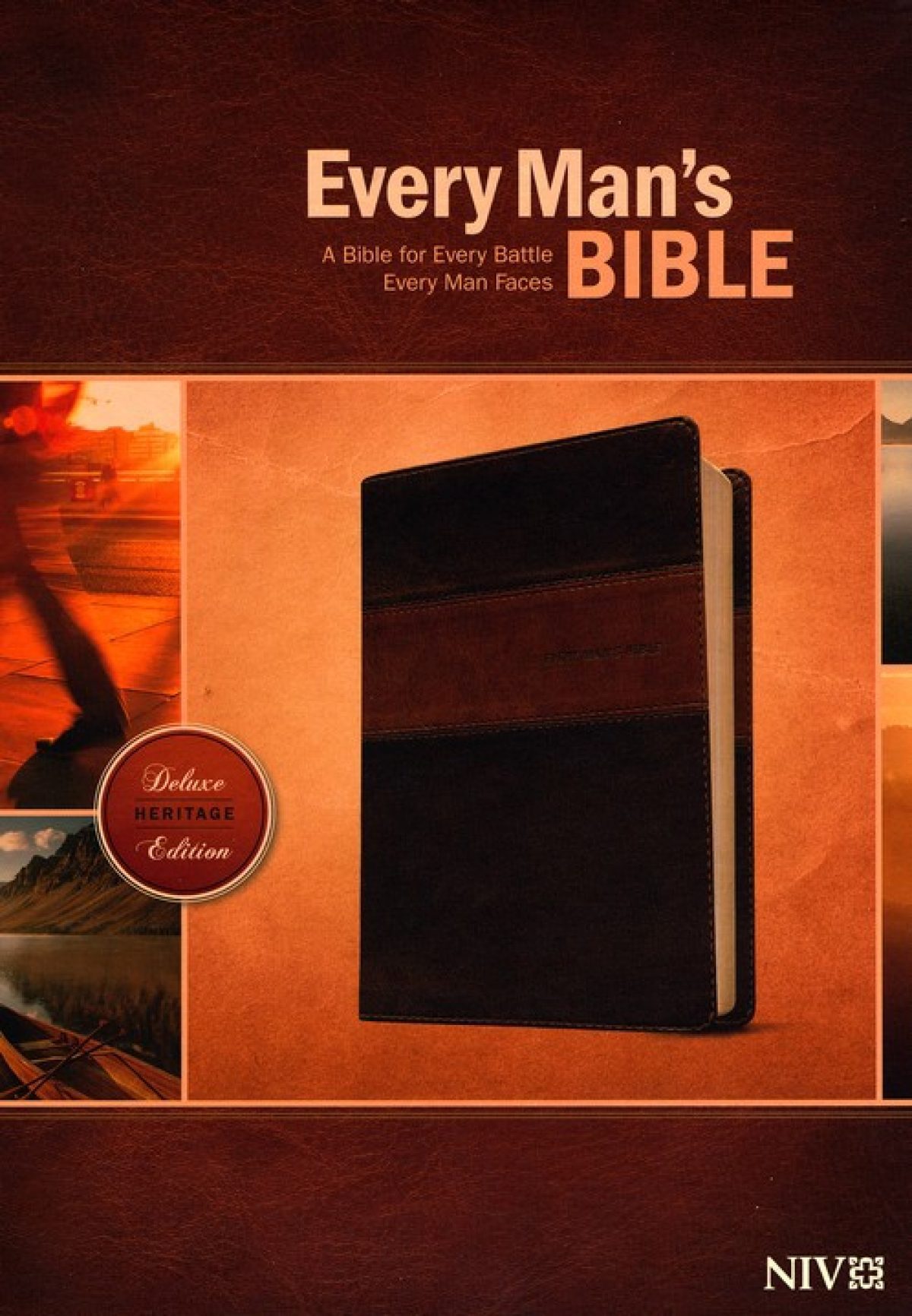 niv every mans bible heritage edition brown tan leatherlike