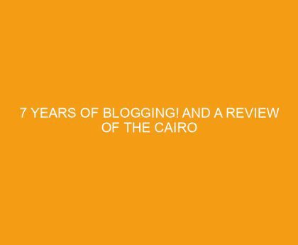 7 Years of Blogging! and a review of The Cairo Curse by Pepper Basham