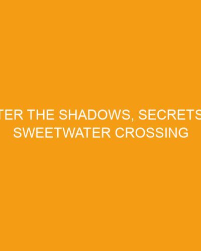After The Shadows, Secrets of Sweetwater Crossing #1 by Amanda Cabot