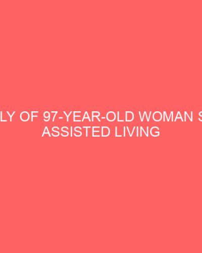 Family of 97 Year Old Woman Sues Assisted Living Center After She Was Locked Out and Froze to Death