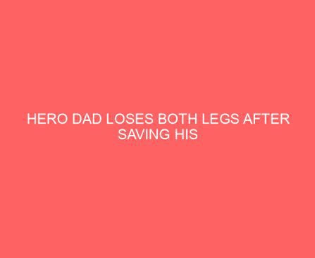 Hero Dad Loses Both Legs After Saving His Daughters in a Snow Blower Accident