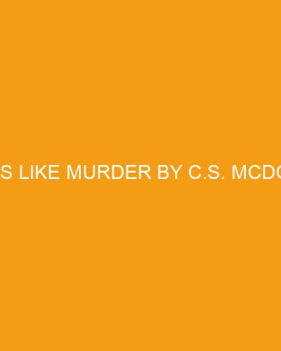 Tastes Like Murder by C.S. McDonald