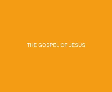 The Gospel of Jesus