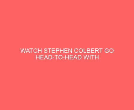Watch Stephen Colbert Go Head to Head With Atheist Ricky Gervais on the Existence of God