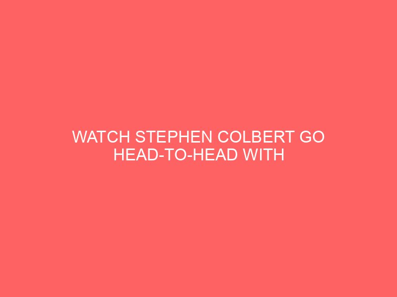 Watch Stephen Colbert Go Head to Head With Atheist Ricky Gervais on the Existence of God