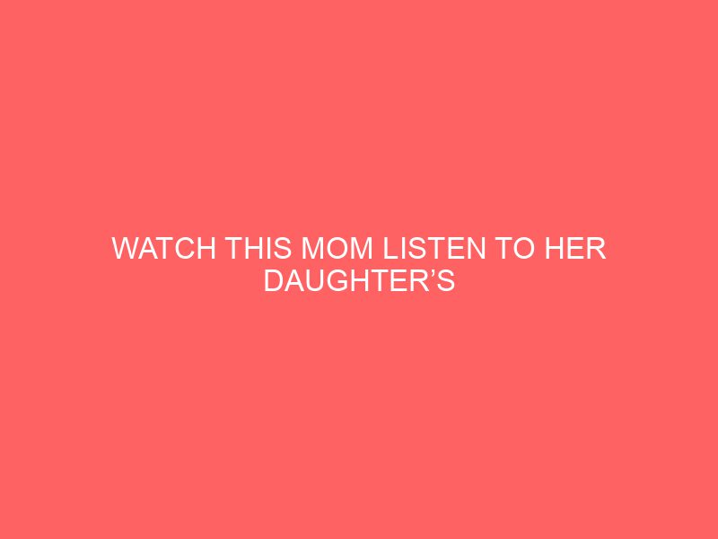 Watch This Mom Listen to Her Daughter’s Heartbeat One Last Time. It’s So Powerful It Left These News Anchors in Tears