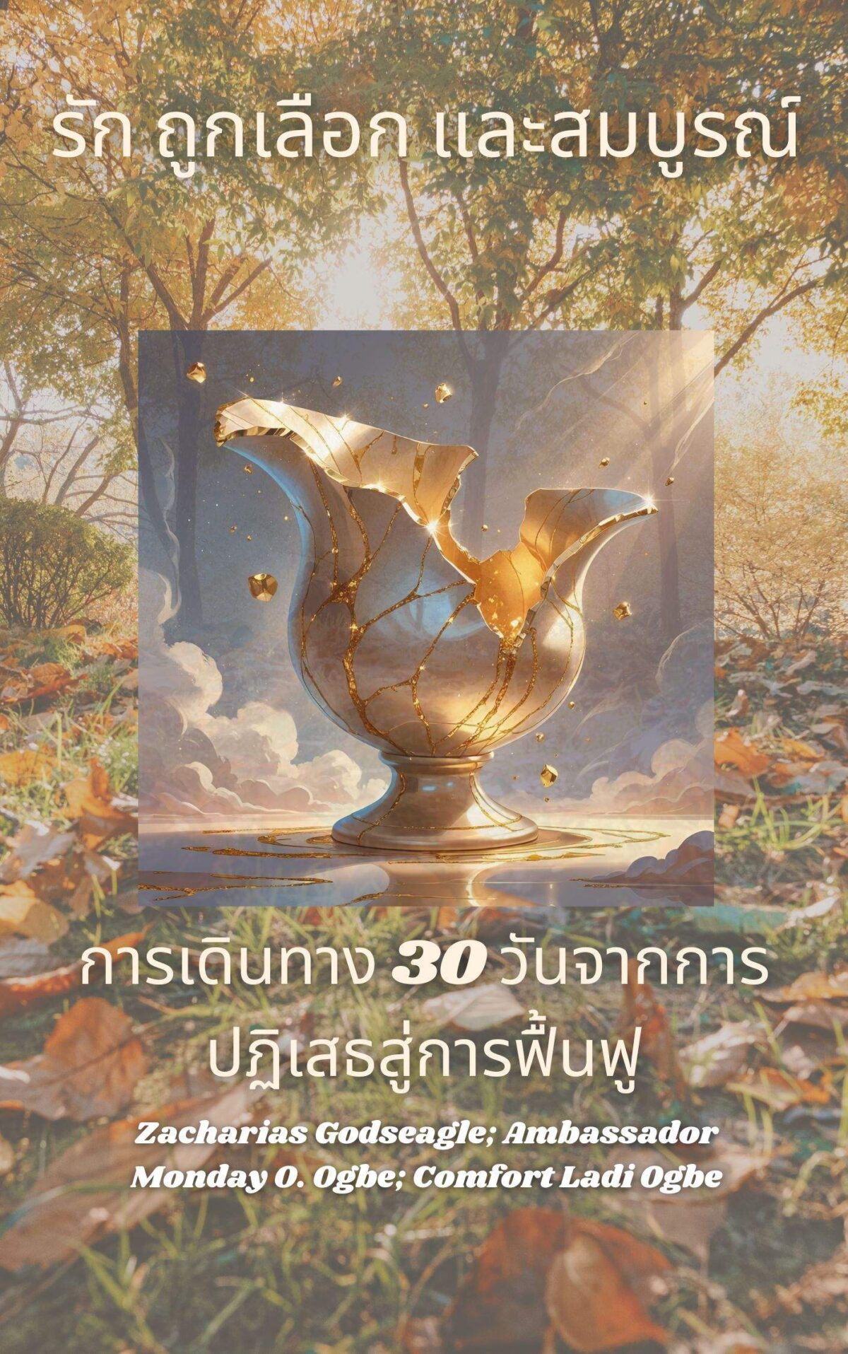 รัก ถูกเลือก และสมบูรณ์: การเดินทาง 30 วันจากการปฏิเสธสู่การฟื้นฟู THAI EDITION โดย เศคาริยาห์ ก็อดส์อีเกิ้ล ; เอกอัครราชทูต วันจันทร์ O. Ogbe ; ความสะดวกสบาย ลาดิ โอกเบะ