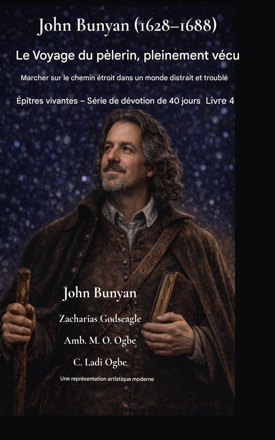 John Bunyan (1628–1688) Le Voyage du pèlerin, pleinement vécu FRENCH EDITION Suivre le chemin étroit dans un monde distrait et troublé   Épîtres vivantes – Série de méditations quotidiennes de 40 jours | Livre 4   Par John BunyanZacharias Godseagle Amb . MO Ogbe C.Ladi​ Ogbe