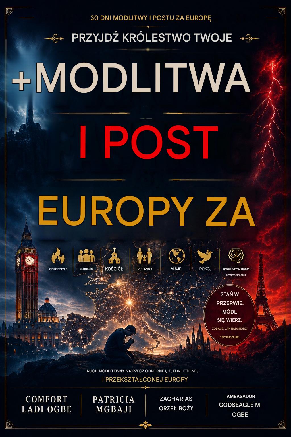 Pray4Nations : 30 DNI MODLITWY I POSTU DLA EUROPY Temat: Przyjdź Królestwo Twoje w Europie Seria Pray4Nations 2